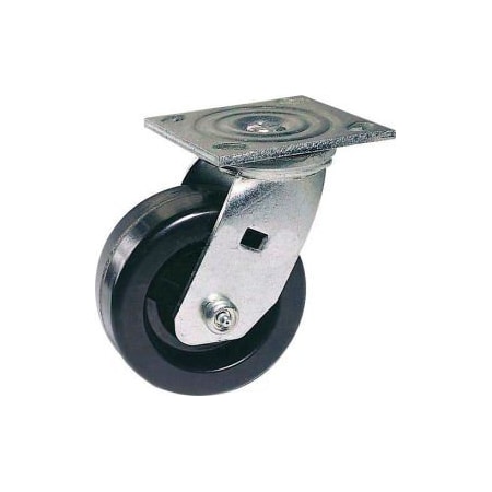 Casters Wheels & Industrial Handling Faultless Swivel Plate Caster 1461-6 6" Polyolefin Wheel 1461-6